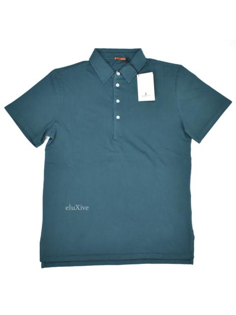 Other Designers Barena Turquioise Cotton Jersey Polo Shirt NWT