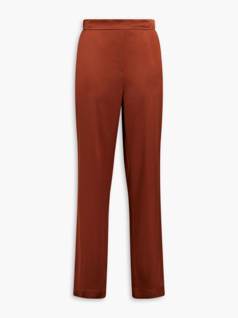 JOSEPH Tova silk-satin straight-leg pants