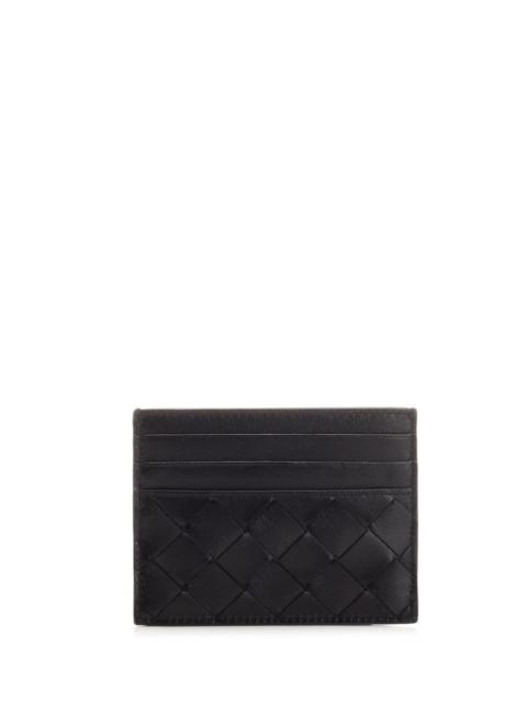 Bottega Veneta Bottega Veneta Women Black "Intreccio" Card Holder