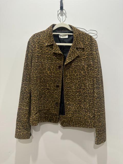 SAINT LAURENT Saint Laurent Leopard Print Jacket