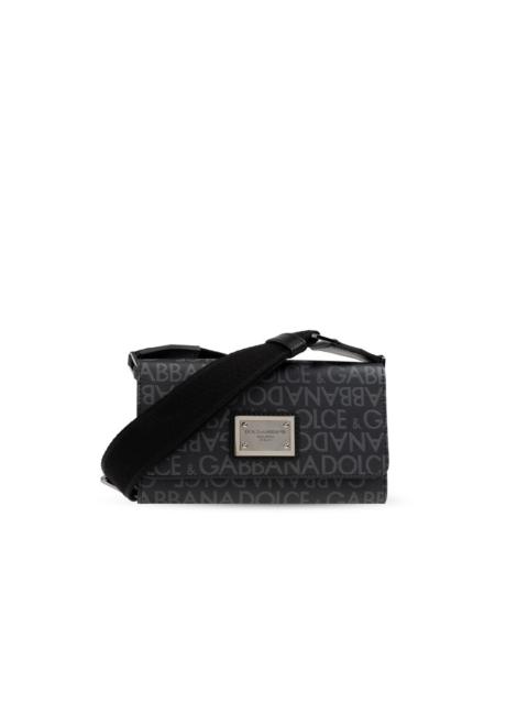 Dolce & Gabbana Dolce & Gabbana Coated Jacquard Crossbody Bag
