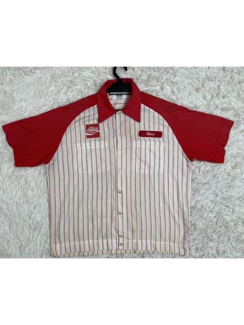 Other Designers Vintage 60s70s Coca Cola Workers Shirt Button Up