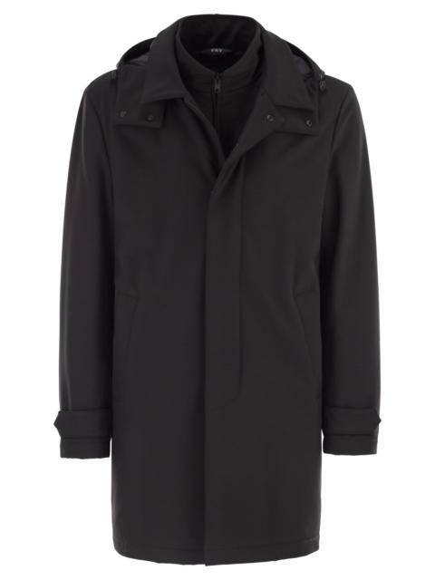 Other Designers Fay Men Morning Coat Travel In Jersey Stretch