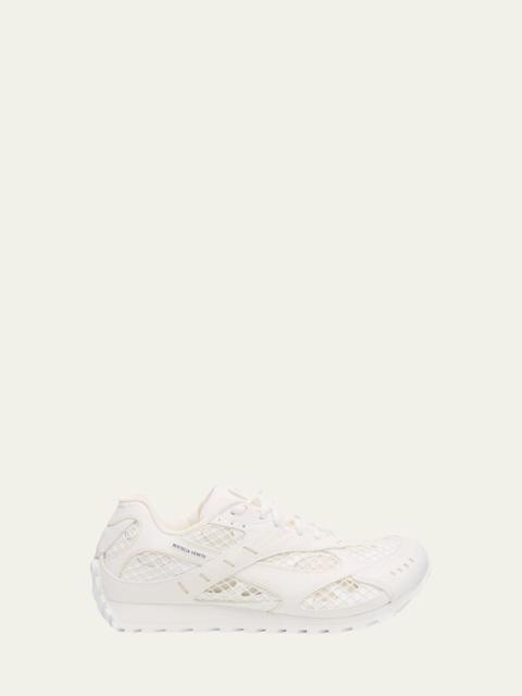 Bottega Veneta Orbit Metallic Net Runner Sneakers