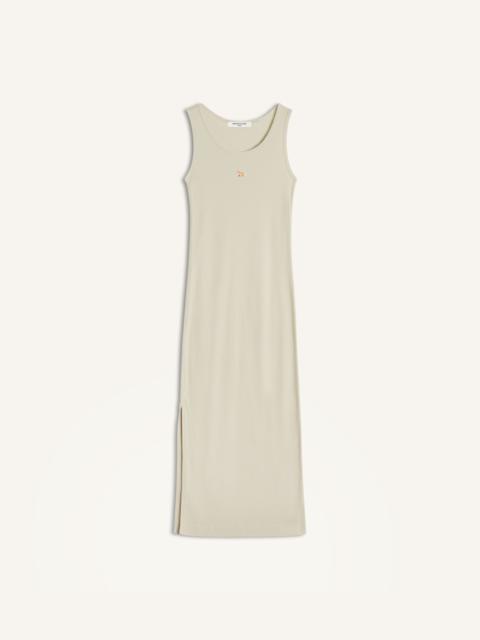 Maison Kitsuné NATURAL BABY FOX RIBBED TANK DRESS