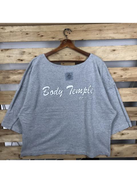 Other Designers Vintage - Vintage Body Temple California USA Gym Sweatshirt Big Logo