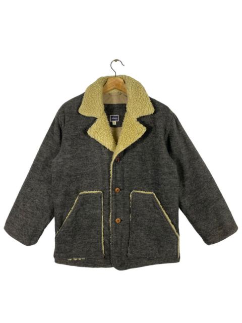 Other Designers Vintage 45Rpm Button Sherpa Jacket Size 1 (M) Grey Colour