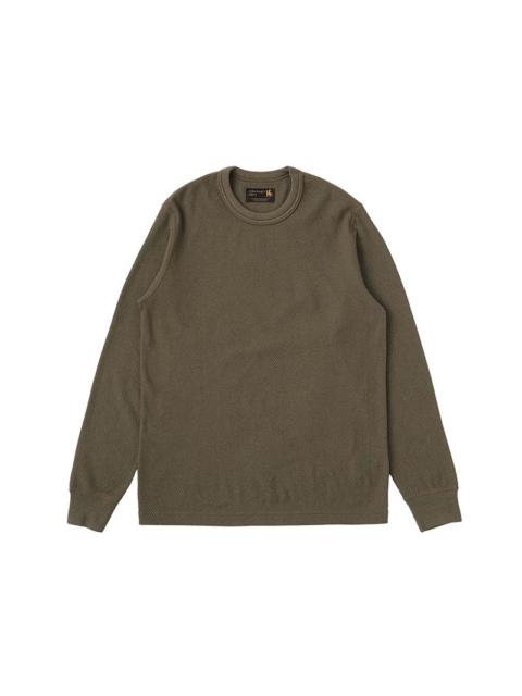 visvim MIL KNIT THERMAL L/S KHAKI