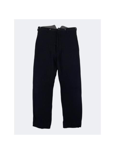 Yohji Yamamoto Pour Homme Fishtail Waist Trousers