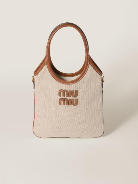 Miu Miu Ivy canvas and leather bag