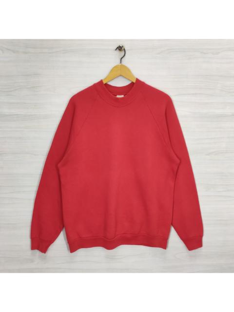 Other Designers Fruit Of The Loom × Vintage - Vtg 90s Raglan Sweatshirt Blank Fruit of The Loom