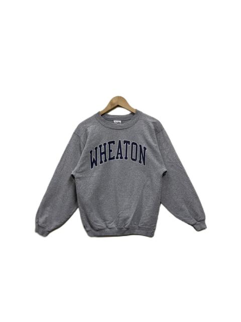 Other Designers Vintage 90s Wheaton Illinois Sweatshirt Pullover Spellout