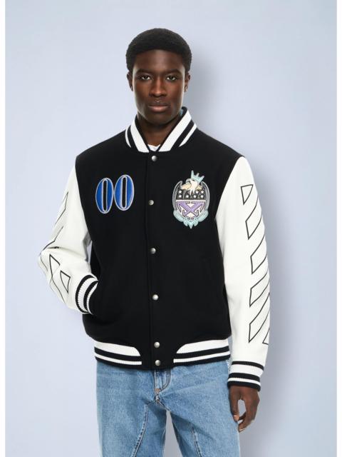 Off-White Off-White Men Royal Jewels Varsity Jacket