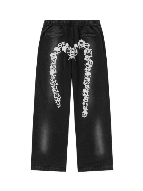 EVISU Skull Daicock Sweatpants