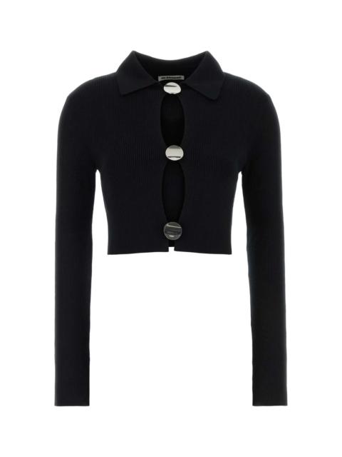 Jil Sander Jil Sander Women Black Wool Cardigan