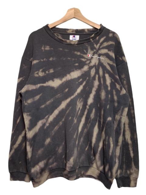 Other Designers Vintage - Vintage Champion Custom Bleach Spellout Crewneck Sweatshirt