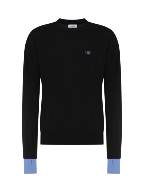 Off-White Knit Wool Pullover