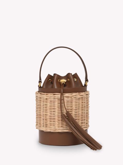 Gianvito Rossi Gianvito Rossi Cestino Sienna Crossbody Bag in Brown Leather at Nordstrom