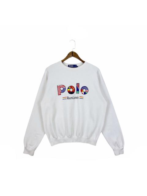 Ralph Lauren Vintage 90s Polo Ralph Lauren Multicolor Flag Big Logo