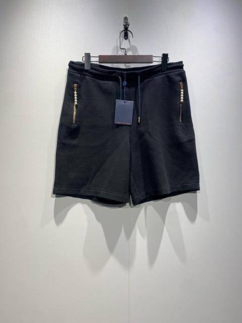 Louis Vuitton Louis Vuitton Pharrell Williams Black Pearl Zipper Logo Shorts