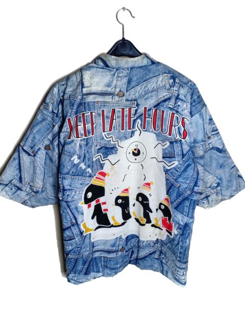 Other Designers Japanese Brand - Japanese Kimono Hanten Penguin Big Logo Quilted