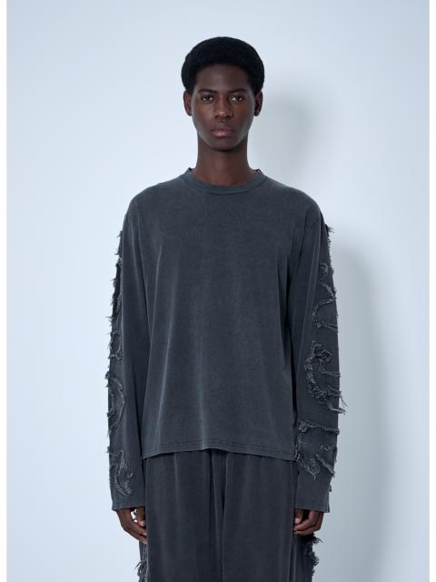 Acne Studios Acne Studios Men Distressed Logo Motif T-Shirt