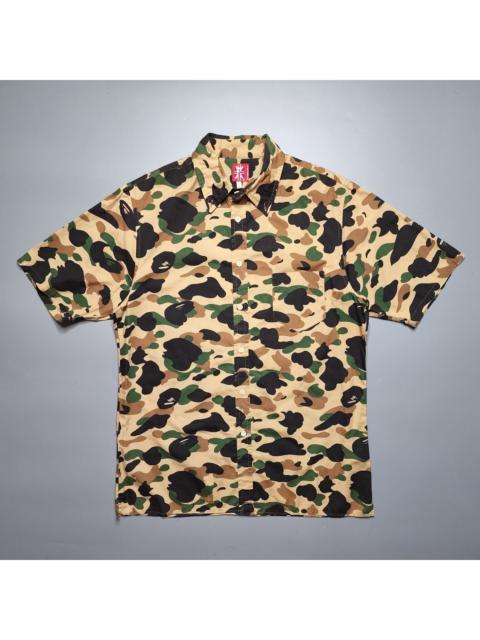 A BATHING APE® 1st Camo Button Up S/S Shirt
