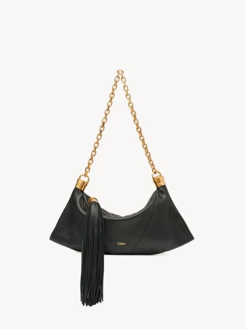 Chloé SMALL CHLOÉ FOULARD SHOULDER BAG IN GRAINED LEATHER