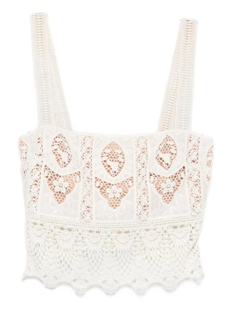 Johanna Ortiz Casablanca cropped top