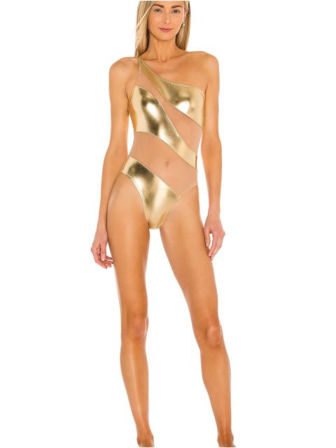 NORMA KAMALI Snake Mesh Mio One Piece