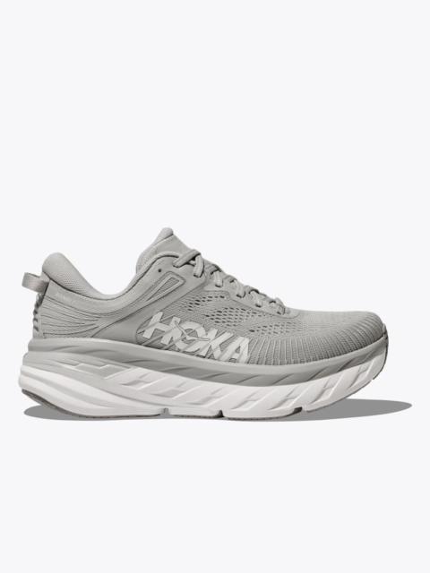 HOKA Women's Bondi 7 Shoes in Harbor Mist/White