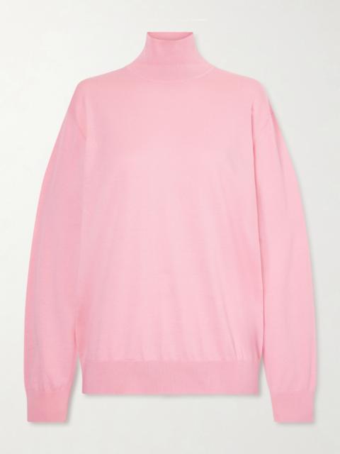 Tibi Cotton Turtleneck Sweater