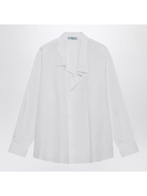 Prada Prada White Poplin Shirt Women