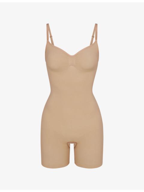 SKIMS Sculpt ruched stretch-woven body
