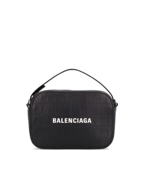 BALENCIAGA Everyday XS crocodile-effect shoulder bag
