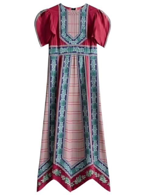 La DoubleJ Cherie Scarf Dress in Red