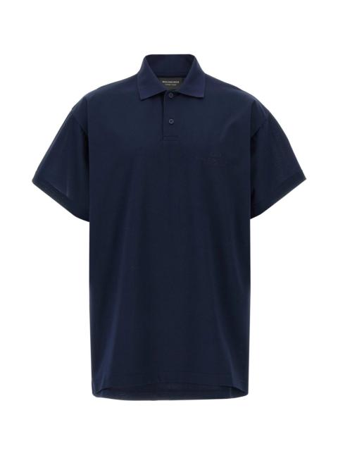 BALENCIAGA Balenciaga Men Embroidery Polo Shirt