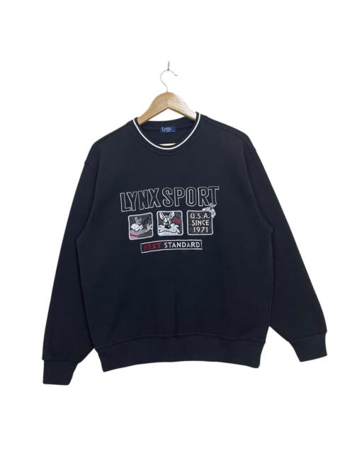 Other Designers Japanese Brand - Vintage 90s LYNX Sports Big Logo Crewneck Sweatshirt