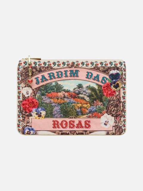 CAMILLA SMALL CANVAS CLUTCH