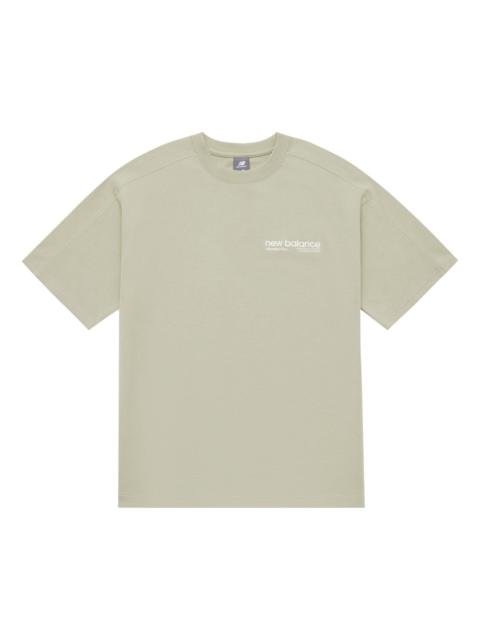 New Balance New Balance Wordmark Logo T-Shirt 'Khaki Green' AMT42301-OVN