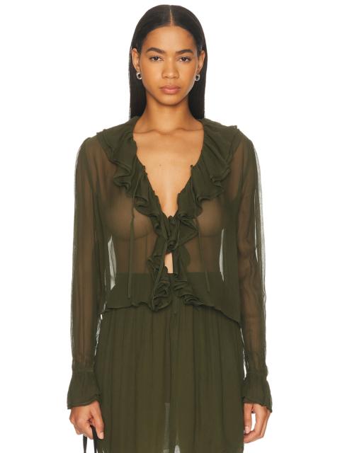 BODE Flounce Blouse