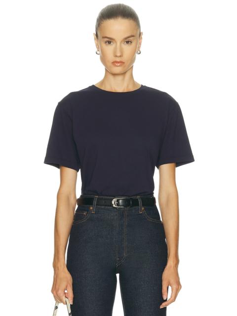 KHAITE Mae Short Sleeve Tee Shirt