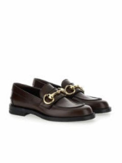GUCCI Gucci Women Loafers Brown Calf Skin