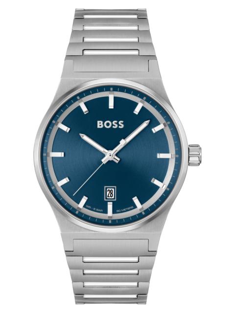 BOSS BOSS Candor Bracelet Watch, 41mm in Blue at Nordstrom