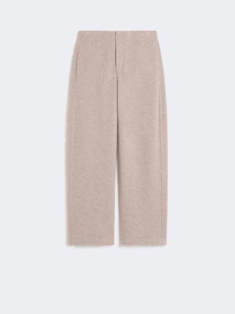 Max Mara Cashmere and wool fleece trousers - BEIGE