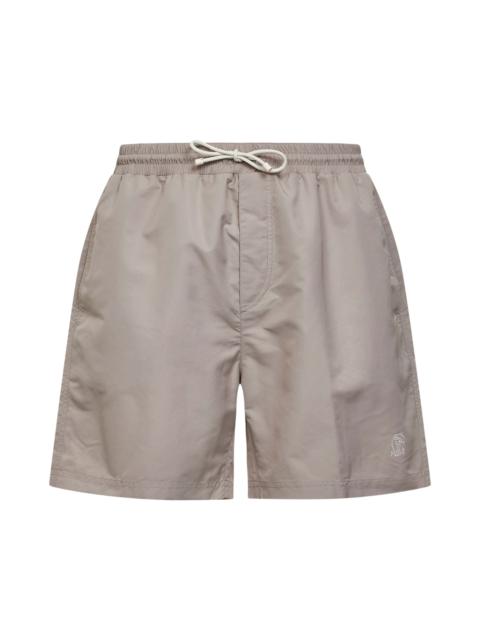 Brunello Cucinelli Brunello Cucinelli Men Cold Brown Nylon Swim Shorts