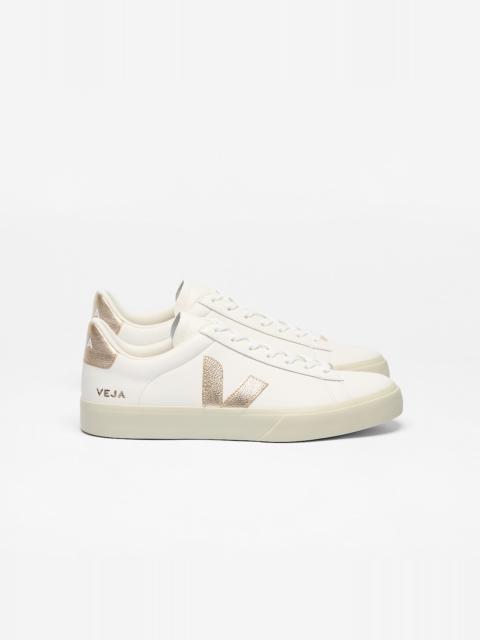 VEJA CAMPO LEATHER WHITE PLATINE