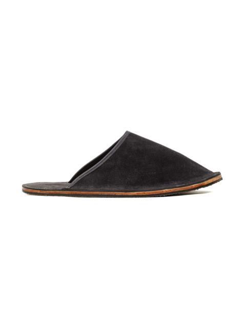 VIBERG Slide Storm Grey Janus Calf Suede