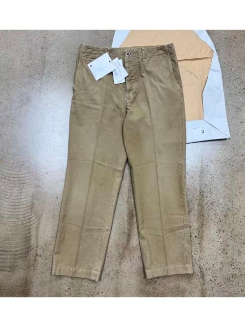 visvim Visvim 22ss CHINO PANTS HW TAPER DMGD Distressed Casual Pants Beige