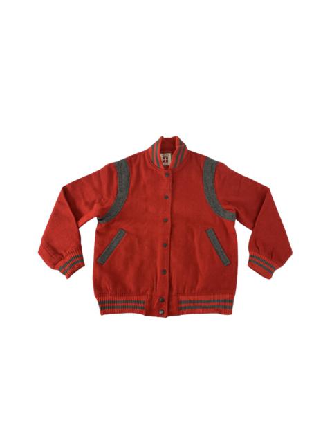 Other Designers Vintage - Rare Hype Village Gate Moc Traditional Varsity Bomber Jacket